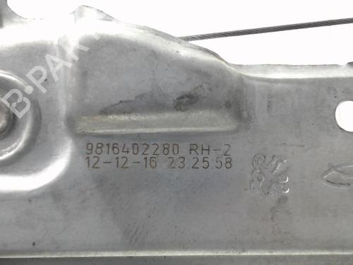 Rear right window mechanism PEUGEOT 2008 I (CU_) 1.6 BlueHDi 75 | BP32290817C25