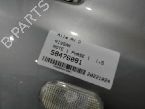 Right front fenders NISSAN NOTE (E11, NE11) 1.5 dCi | BP25650403C42 
