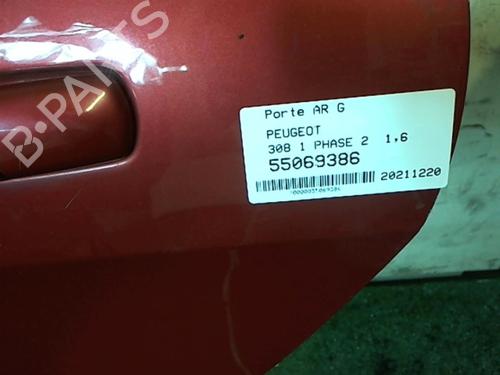 Used Left rear door PEUGEOT 308 I (4A_, 4C_) 1.6 HDi (92 hp) 25630228