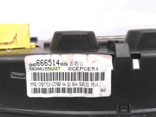 Instrument cluster PEUGEOT 308 SW I (4E_, 4H_) 1.6 HDi | BP29126416C47 