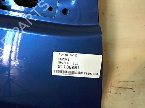 Right front door SUZUKI SPLASH (EX) 1.3 CDTI (A5B413D) | BP25632755C3