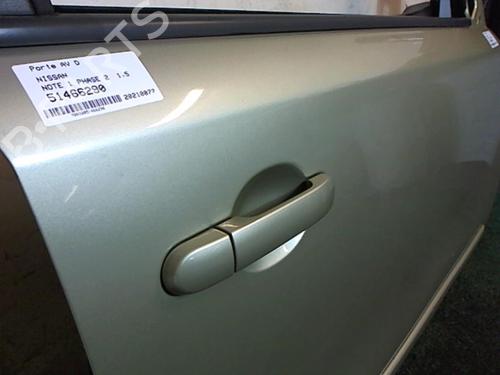 Right front door NISSAN NOTE (E11, NE11) 1.5 dCi | BP25645285C3 
