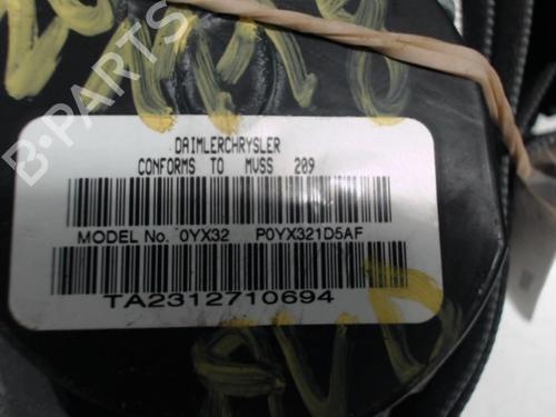 Used Front right seatbelt Front right seatbelt CHRYSLER SEBRING (JS) 2.0 CRD (140 hp) 25648728 25648728