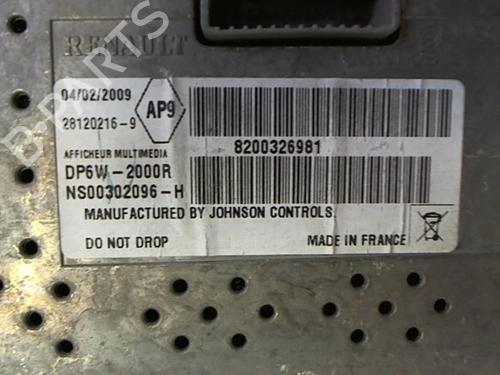 Instrument cluster RENAULT VEL SATIS (BJ0_) 2.0 dCi (BJ03, BJ0B) | BP25637909C47