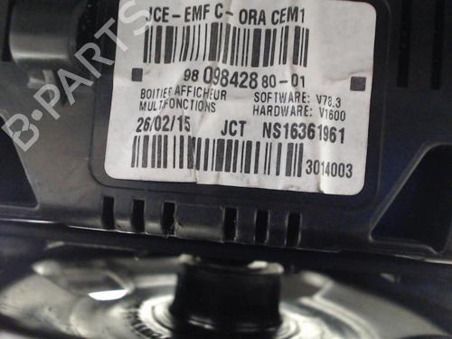 Display monitor PEUGEOT PARTNER Box Body/MPV 1.6 HDi | BP28544612C48 