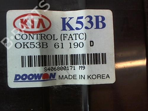 Climate control KIA CARNIVAL I (UP, FL) 2.9 TDi | BP25633371I5  - Image 5