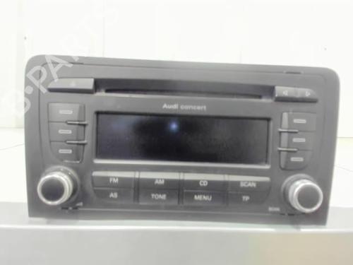 Used Radio AUDI A3 Convertible (8P7) 1.9 TDI (105 hp) 25641809