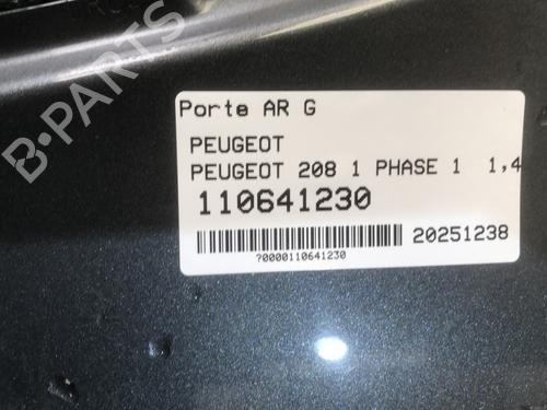 Left rear door PEUGEOT 208 I (CA_, CC_) 1.4 HDi | BP28498275C4 