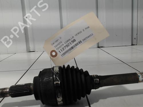 Used Left front driveshaft Left front driveshaft TOYOTA COROLLA Verso (ZER_, ZZE12_, R1_) 2.2 D-4D (AUR10_, AUR10R) (177 hp) 33306373 33306373