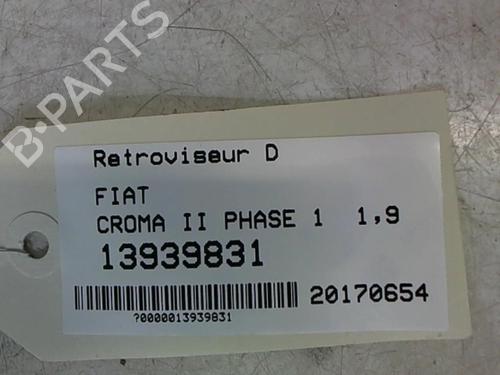 Used Right mirror FIAT CROMA (194_) 1.9 D Multijet (194AXC1B, 194AXC12) (150 hp) 25643745