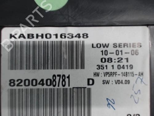 Instrument cluster RENAULT MEGANE II (BM0/1_, CM0/1_) 1.6 16V | BP25637155C47 