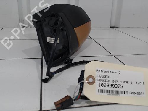 Left mirror PEUGEOT 207 (WA_, WC_) 1.6 HDi | BP25644419C26 