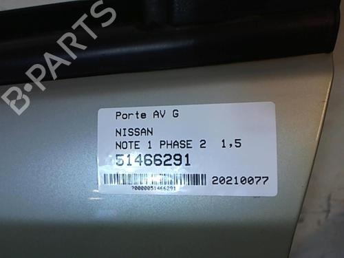 Left front door NISSAN NOTE (E11, NE11) 1.5 dCi | BP25645284C2 