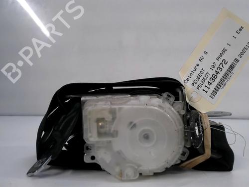 Used Front left seatbelt PEUGEOT 107 (PM_, PN_) 1.0 (68 hp) 31017767