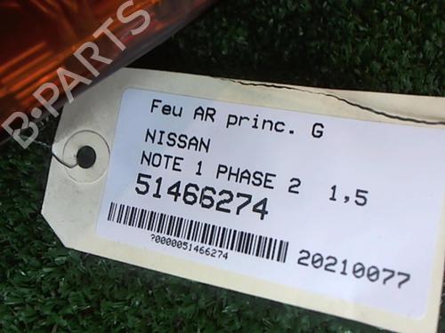 Left taillight NISSAN NOTE (E11, NE11) 1.5 dCi | BP25645286C34 
