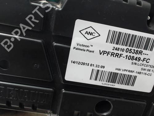 Instrument cluster RENAULT CLIO IV (BH_) 1.5 dCi 75 | BP31322727C47 