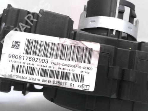 Used Steering column stalk Steering column stalk PEUGEOT 208 I (CA_, CC_) 1.2 THP 110 (110 hp) 28962252 28962252