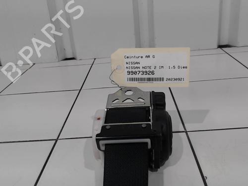 Used Rear left seatbelt Rear left seatbelt NISSAN NOTE (E12) 1.5 dCi (90 hp) 25638921 25638921