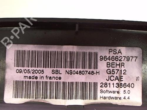 Commande Chauffage PEUGEOT 307 (3A/C) 1.6 HDi 110 | BP25638051I5 