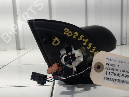 Right mirror PEUGEOT PARTNER Box Body/MPV 1.6 HDi | BP31310534C27 