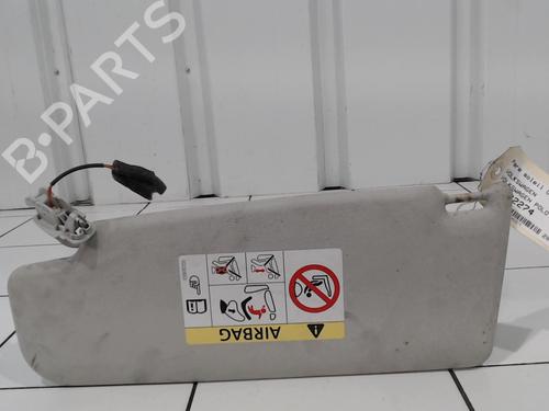 Used Right sun visor VW POLO V (6R1, 6C1) 1.4 TDI (75 hp) 25628501