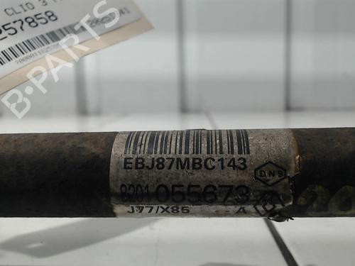 Used Right front driveshaft Right front driveshaft RENAULT CLIO III (BR0/1, CR0/1) 1.5 dCi (C/BR0G, C/BR1G) (68 hp) 31629018 31629018