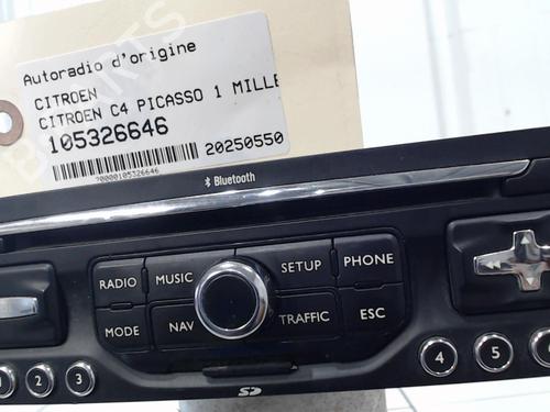 Bilradio CITROËN C4 Picasso I MPV (UD_) 1.6 HDi 110 (112 hp) 27397161
