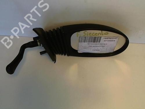 Used Right mirror FIAT SEICENTO / 600 (187_) 1.1 (187AXB, 187AXB1A, 187AXC1A02) (54 hp) 25634225