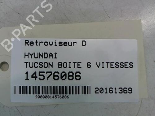 Right mirror HYUNDAI TUCSON (JM) 2.0 CRDi All-wheel Drive | BP25643669C27 