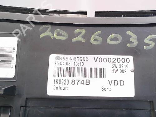 Used Instrument cluster Instrument cluster 36861678 36861678