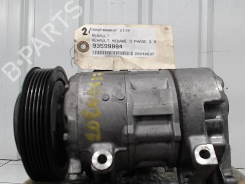 Used AC compressor AC compressor RENAULT MEGANE III Grandtour (KZ0/1) 1.5 dCi (KZ09, KZ0D, KZ1G, KZ29, KZ14, KZ1W, KZ10, KZ1F,... (110 hp) 25629478 25629478