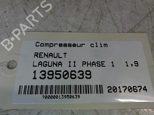 Used AC compressor AC compressor RENAULT LAGUNA II (BG0/1_) [2001-2007] 25643733 25643733