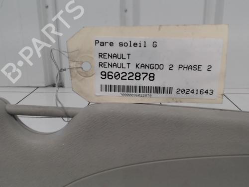 Left sun visor RENAULT KANGOO Express (FW0/1_) 1.5 dCi 90 (FW0G, FW05, FW08, FW11) | BP25636405I1 - Image 2