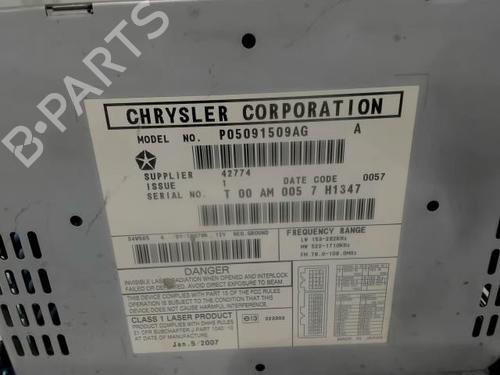 Used Radio Radio CHRYSLER PT CRUISER (PT_) 2.2 CRD (150 hp) 25629887 25629887