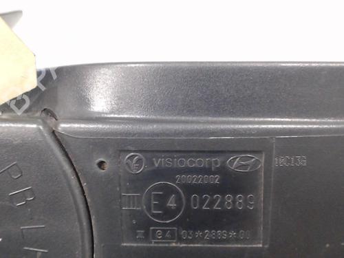 Right mirror HYUNDAI i20 I (PB, PBT) 1.1 CRDi | BP25639255C27 