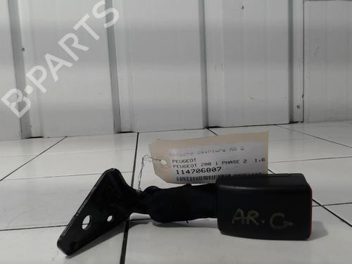 Used Seat buckle PEUGEOT 208 I (CA_, CC_) 1.6 HDi / BlueHDi 75 (75 hp) 30201458