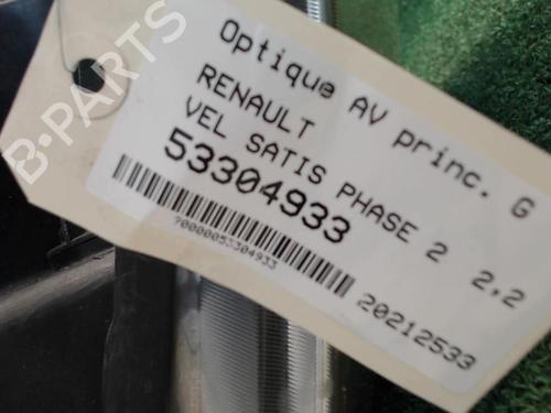 Used Left headlight Left headlight RENAULT VEL SATIS (BJ0_) 2.2 dCi (BJ0E, BJ0F) (150 hp) 25632701 25632701