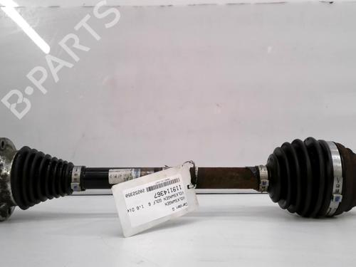 Left front driveshaft VW GOLF VI (5K1) 1.6 TDI | BP31613229M38