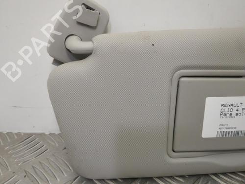 Used Left sun visor RENAULT CLIO IV (BH_) 0.9 TCe 90 (BHNF, BHMA, BHMH, BHJK, BHJR) (90 hp) 25657336