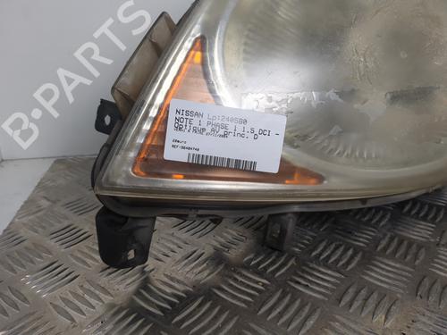 Right headlight NISSAN NOTE (E11, NE11) 1.5 dCi | BP25659900C29 