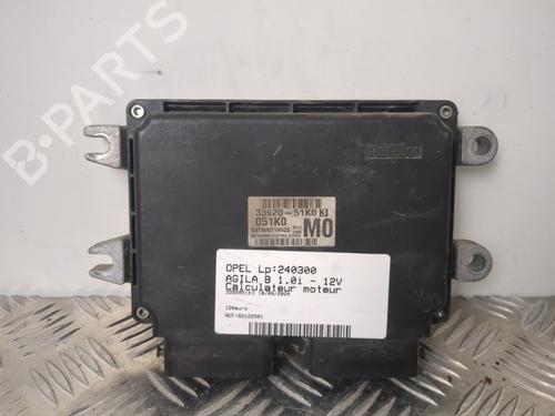 Used Engine control unit (ECU) OPEL AGILA B (H08) 1.0 (F68) (65 hp) 25658388
