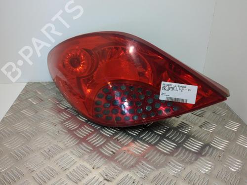 Used Left taillight PEUGEOT 207 (WA_, WC_) 1.4 (73 hp) 25657645