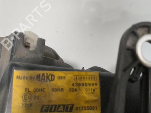 Scheinwerfer links für FIAT DOBLO Box Body/MPV (223_) 1.3 D Multijet (75 hp) 25656107