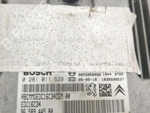 Engine control unit (ECU) PEUGEOT 307 (3A/C) 1.6 HDi 110 | BP25659484M57 