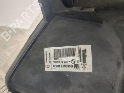 Used Right headlight OPEL MERIVA A MPV (X03) 1.6 16V (E75) (100 hp) 25657034