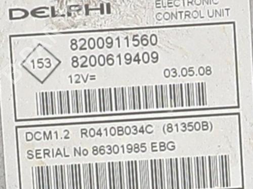 Engine control unit (ECU) RENAULT CLIO III (BR0/1, CR0/1) 1.5 dCi (BR17, CR17) | BP34044129M57  - Image 5