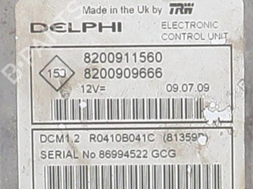 Engine control unit (ECU) RENAULT MODUS / GRAND MODUS (F/JP0_) 1.5 dCi (FP0E, JP0E) | BP38763232M57 - Image 4