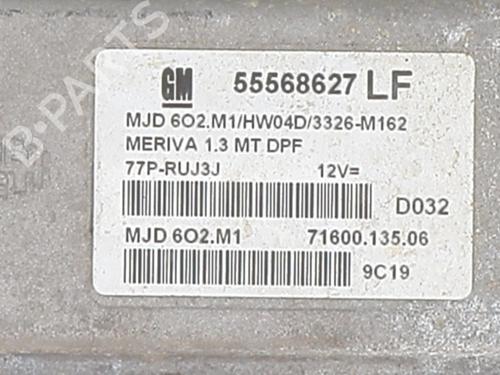 Used Engine control unit (ECU) OPEL MERIVA A MPV (X03) 1.3 CDTI (E75) (75 hp) 31908637