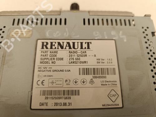 Radio RENAULT CLIO IV (BH_) 0.9 TCe 90 (BHNF, BHMA, BHMH, BHJK, BHJR) | BP25659813E6