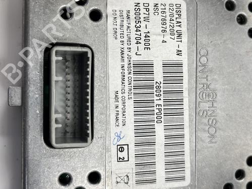Display monitor NISSAN QASHQAI / QASHQAI +2 I (J10, NJ10, JJ10E) 2.0 dCi | BP25659643C48 
